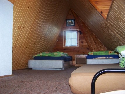 piętro w domku na poddaszu